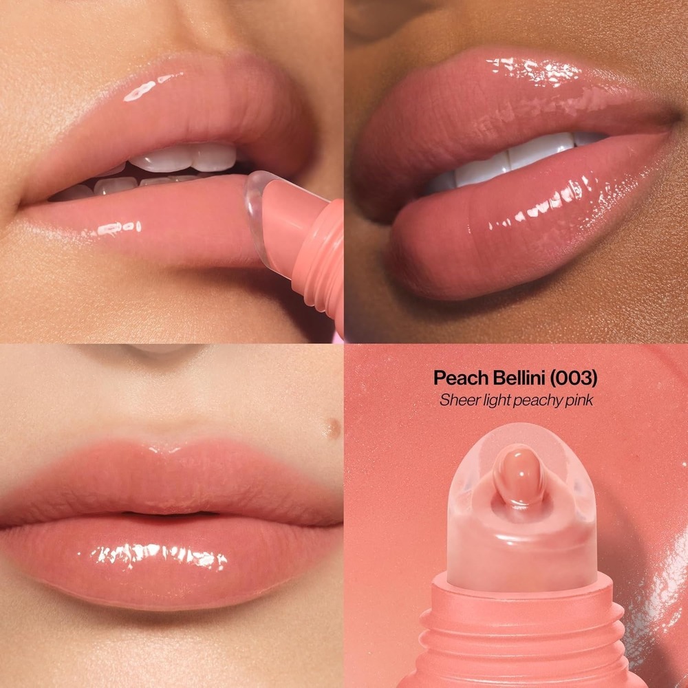Revlon Glimmer Lip Treat 003 Peach Bellini, 0.4 fl oz - Picture 2 of 3